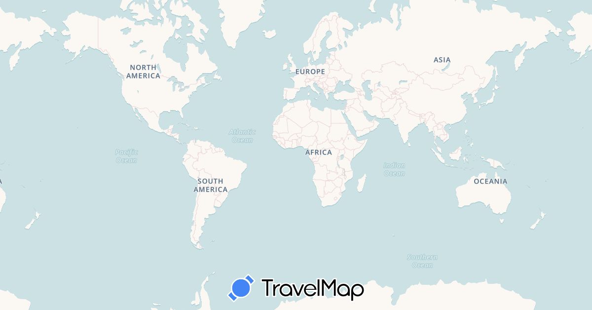 TravelMap itinerary: driving, bus, plane, cycling, train, hiking, boat, motorbike, jeep in Switzerland, Germany, Denmark, France, Japan, Cambodia, South Korea, Kuwait, Laos, Netherlands, Norway, Nepal, New Zealand, Sweden, Thailand, Turkey (Asia, Europe, Oceania)